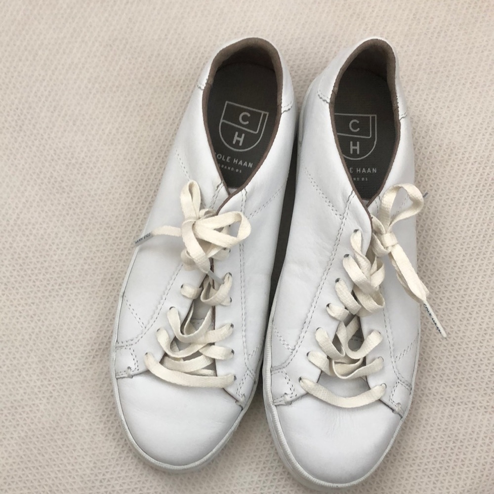 Cole Haan Mindi Lace Up in white - Picture 9 of 14